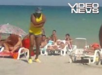 Dansator de excepţie, pe plaja din Costineşti (VIDEO)