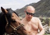 Vladimir Putin, seminud, într-o serie de poze de vacanţă (VIDEO)