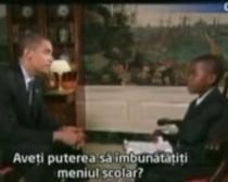 Barack Obama, intervievat de un copil de 11 ani (VIDEO)