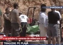 Portugalia. Un om a murit şi şase sunt răniţi după o alunecare de teren pe o plajă (VIDEO)