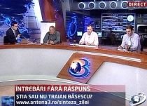 Sinteza Zilei: Familia prezidenţială în dificultate. Ştia sau nu Traian Băsescu?