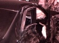 Patru maşini, distruse într-un singur accident (VIDEO)