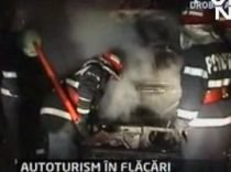 Drobeta Turnu -Severin. I-a ars maşina, la câteva minute după ce o cumpărase din târg (VIDEO)