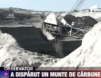 Scamatorie la Motru: Garda Financiară anchetează "dispariţia" unui munte de cărbune (VIDEO)