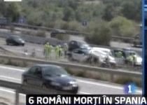 Spania. Şase români au murit şi trei sunt răniţi în urma unui grav accident rutier (VIDEO)