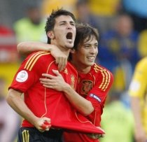 Spania- Belgia 5-0: Silva şi Villa reuşesc duble, iar ?furia roja? îşi menţine recordul de victorii. Rezultate calificări CM2010
