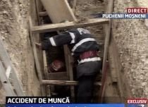 Doi muncitori, surprinşi de un mal de pământ la Puchenii Moşneni (VIDEO)