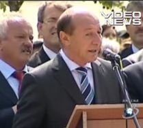 Băsescu, din nou înlăcrimat: S-a emoţionat când a vorbit despre fregatele române (VIDEO)