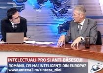 Intelectuali pro şi anti-Băsescu. Românii, cei mai inteligenţi din Europa?