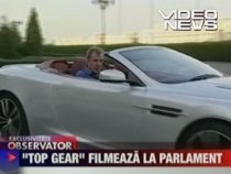 Primele imagini cu echipa Top Gear, în România (VIDEO)