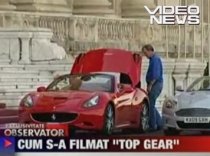 Imagini de la filmările echipei Top Gear, la Parlament (VIDEO)