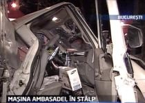 Infotrafic. Maşina ambasadei Rusiei, implicată într-un accident în Bucureşti