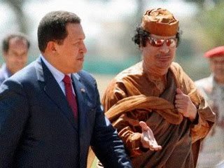Chavez şi Gaddafi, cei mai buni prieteni. Libia şi Venezuela au "acelaşi inamic"