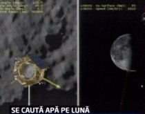 NASA a prăbuşit o rachetă pe Lună, pentru a căuta apă (VIDEO)