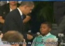 Un puşti de 9 ani, către Obama: ?De ce vă urăşte lumea?? (VIDEO)