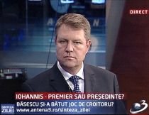Sinteza Zilei: Klaus Iohannis, premier sau preşedinte?