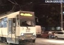 Circulaţia tramvaielor pe Calea Giuleşti din Capitală, îngreunată din cauza unui accident rutier