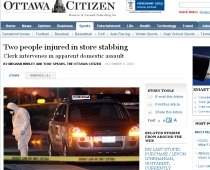 Un român, erou în Canada: A fost înjunghiat în timp ce salva viaţa unei femei (VIDEO)
