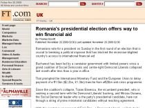 Radiografia alegerilor din România, în presa internaţională