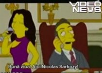 Carla Bruni şi Nicolas Sarkozy, personaje de desene animate (VIDEO)