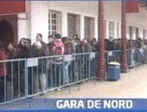 Coadă la vot. Peste 200 de oameni aşteaptă să voteze la Gara de Nord (VIDEO)