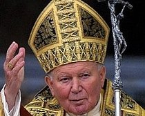 Papa Ioan Paul II se autoflagela 
