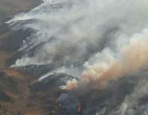 California. Sute de case ameninţate de incendiile de vegetaţie din Orange County