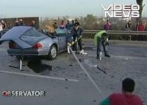 Un mort şi şase răniţi, în urma unui accident produs în Bucureşti - VIDEO