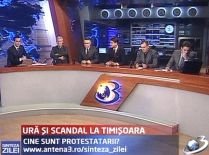 Sinteza Zilei: Ură şi scandal la Timişoara. Cine sunt protestatarii?