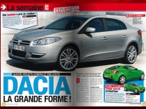 Dacia va lansa un coupe şi un model de clasă medie, similar cu Renault Fluence