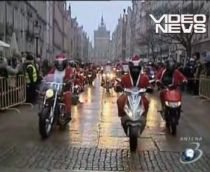 Polonia. Parada Moşilor Crăciun, pe motociclete (VIDEO)