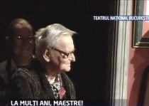 Radu Beligan, la 91 de ani pe scena Teatrului Naţional Bucureşti (VIDEO)