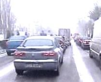 Autostrada A2,  închisă din cauza poleiului pe tronsonul Bucureşti - Drajna