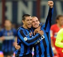 Inter, în sferturile Cupei Italiei după 1-0 cu Livorno. Sneijder loveşte din lovitură liberă (VIDEO)