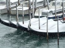 Veneţia, sub ape şi zăpezi. Nivelul apei mării a crescut la 114 centimetri