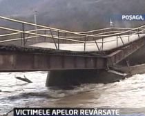 Inundaţii în vestul ţării. 150 de oameni din Alba, izolaţi (VIDEO)