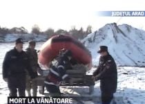 Un arădean a murit înecat în timp ce se afla la vânătoare de raţe pe Mureş cu doi italieni (VIDEO)
