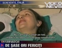 Supermămica: O italiancă a născut şase bebeluşi (VIDEO)