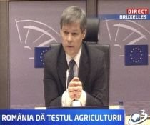Dacian Cioloş, audiat în Comisia pentru Agricultură din Parlamentul European