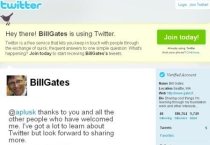 Bill Gates şi-a făcut cont pe Twitter ca să promoveze o fundaţie umanitară

