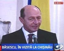 Băsescu, la Chişinău: România nu va semna un tratat de redefinire a frontierei cu Moldova (VIDEO)