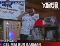 Un tânăr din Braşov, desemnat cel mai bun barman din România (VIDEO)