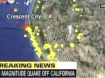 Un cutremur cu magnitudinea de 6 s-a produs în largul coastelor Californiei