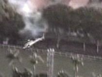 Elicopterul unei televiziuni locale din Brazilia s-a prăbuşit în timp ce filma un jaf (VIDEO)