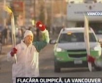 Flacăra olimpică a ajuns la Vancouver