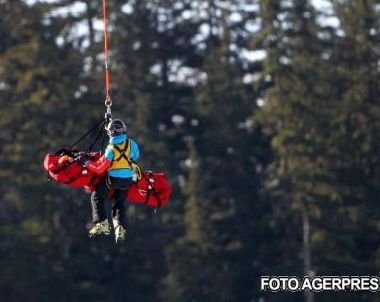 Edith Mikloş, luată cu elicopterul de pe pistă după un accident violent la schi alpin (VIDEO)