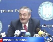 Vlădescu: Nu intenţionez să impozitez pensiile în acest moment (VIDEO)