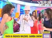 Radu Mazăre a cusut în direct sutienul unei dansatoare (VIDEO) 