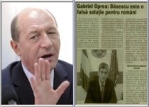 Ce spunea acum patru ani ministrul Gabriel Oprea despre Traian Băsescu (VIDEO)