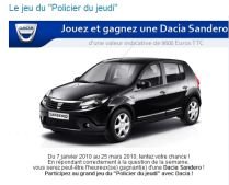 Dacia Sandero, premiul francezilor la jocurile de noroc